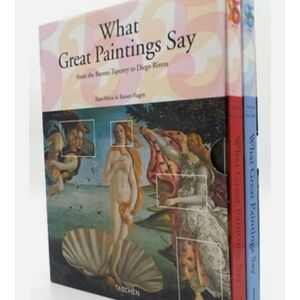 Taschen What Great Paintings Say - Pastel Pink & Blue Spines